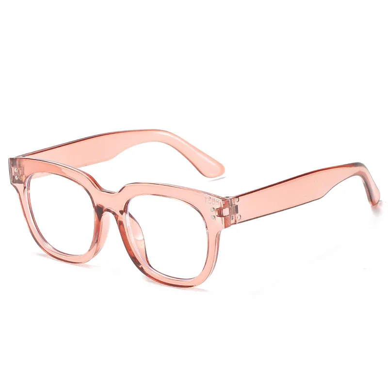 

Children computer anti-blue light glasses flat lens protection glasses round frame new stylish kid glasses, Picture colors