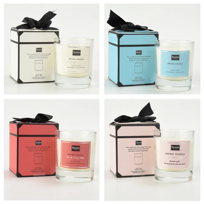 Wholesale Gift Package Scented Candle For Home Decor Luxury Soybean Wax