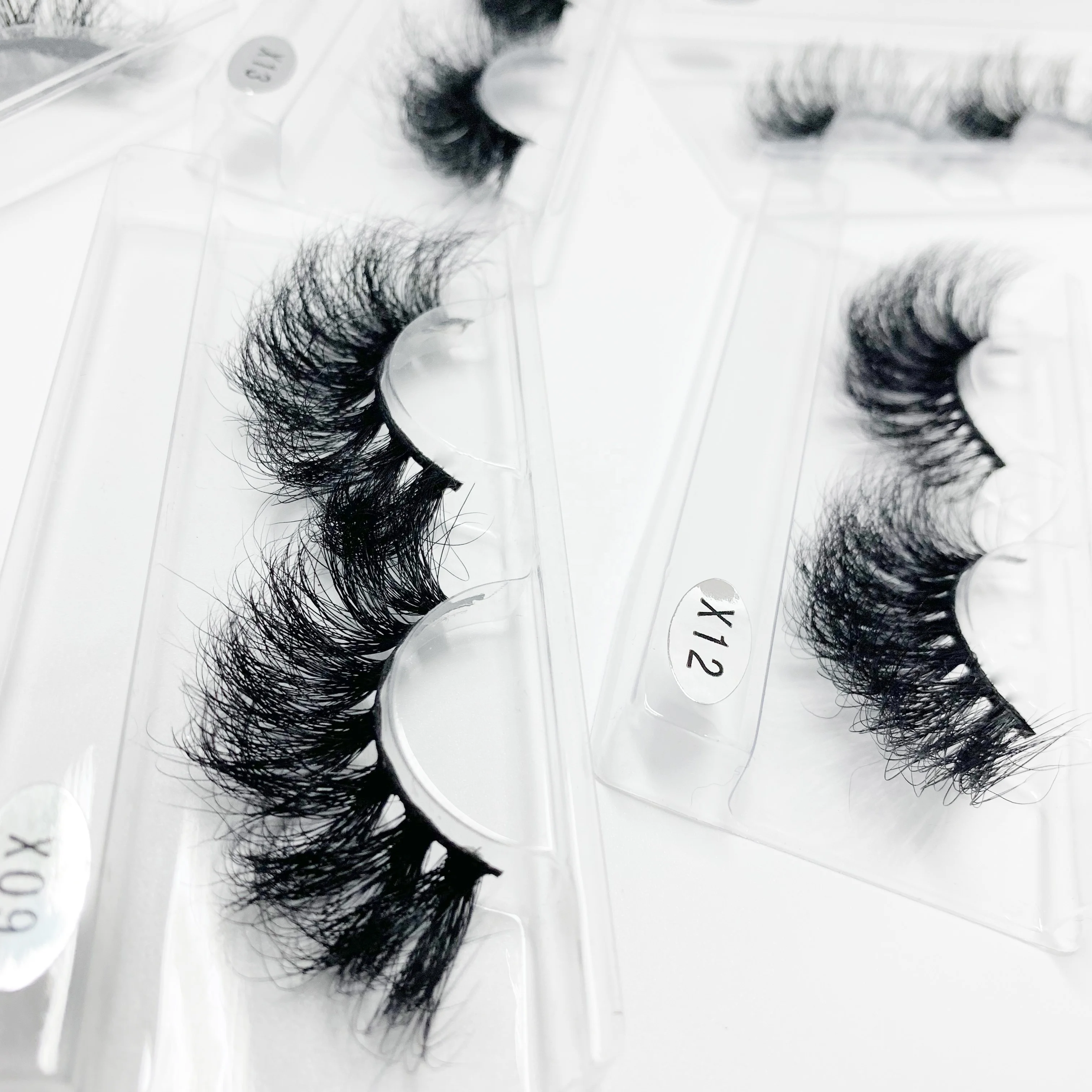 

Free shipping Wholesale Eyelashes 25mm Mink Lashes Natural Beauty Eyelashes Pack False Eyelashes Makeup False Lashes In Bulk