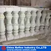 White stone baluster railing