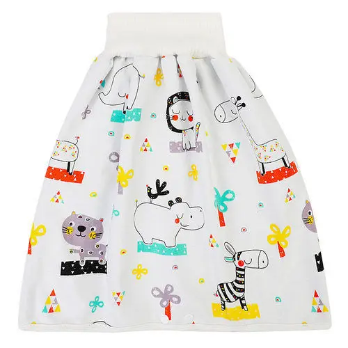 

Cartoon Pure Cotton Diaper Skirt New Style Anti-Wetting Cloth Diapers Baby Quality Anti-Leakage Baby Diaper Pamper, Colorful