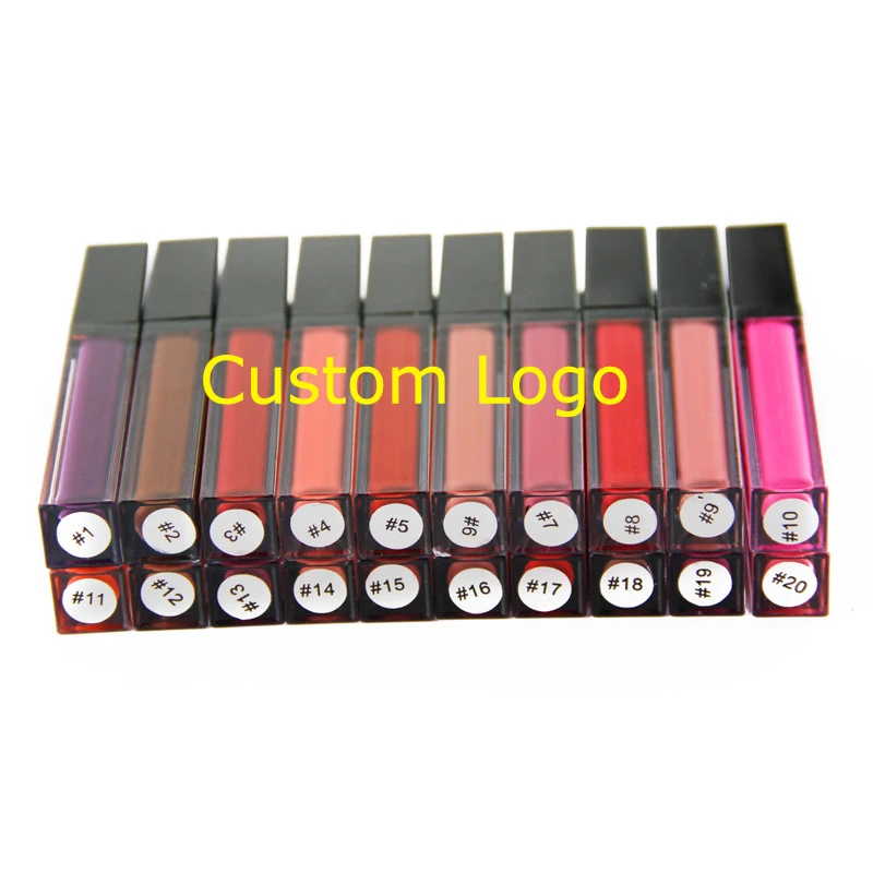 

Custom Logo 36 Color Lip glaze High Quality Eco Friendly Waterproof Lip Gloss Creamy Matte Liquid Lipstick