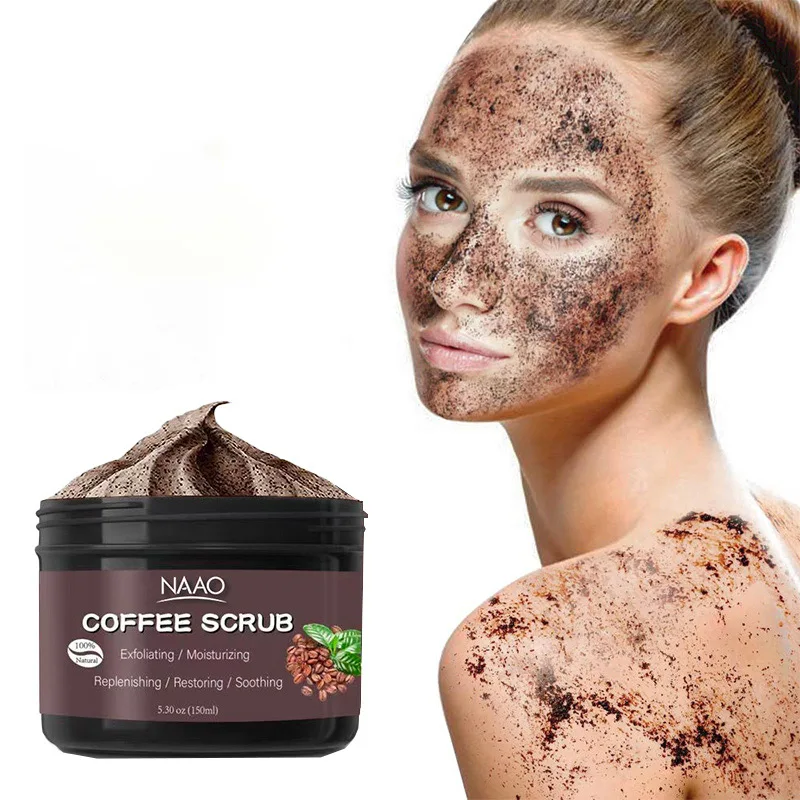 

Private label Natural Activated Exfoliating sugar lip body scrubs, Brown