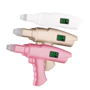Portable mini facial hydro vacuum nano injection injector no needle water mesotherapy gun 2