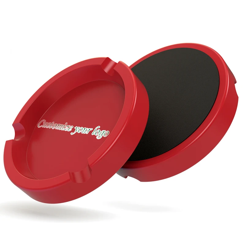 

Round Aluminum Ashtray Of Different colors, Black/grey/rose gold/gold/blue/midnight green/red