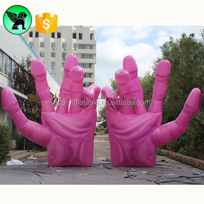 2m Giant Inflatable Hand Replica Customized Woman Hand Inflatable For