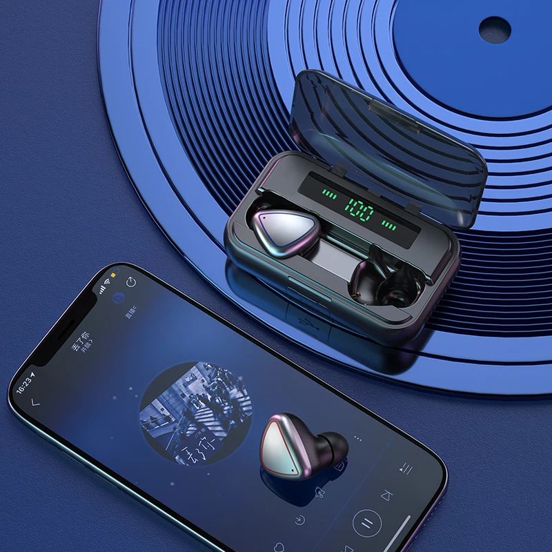 

New Arrival TWS BT 5.0 Wireless Earbuds Mini IPX5 Cool Design Headphone Earbuds for Android
