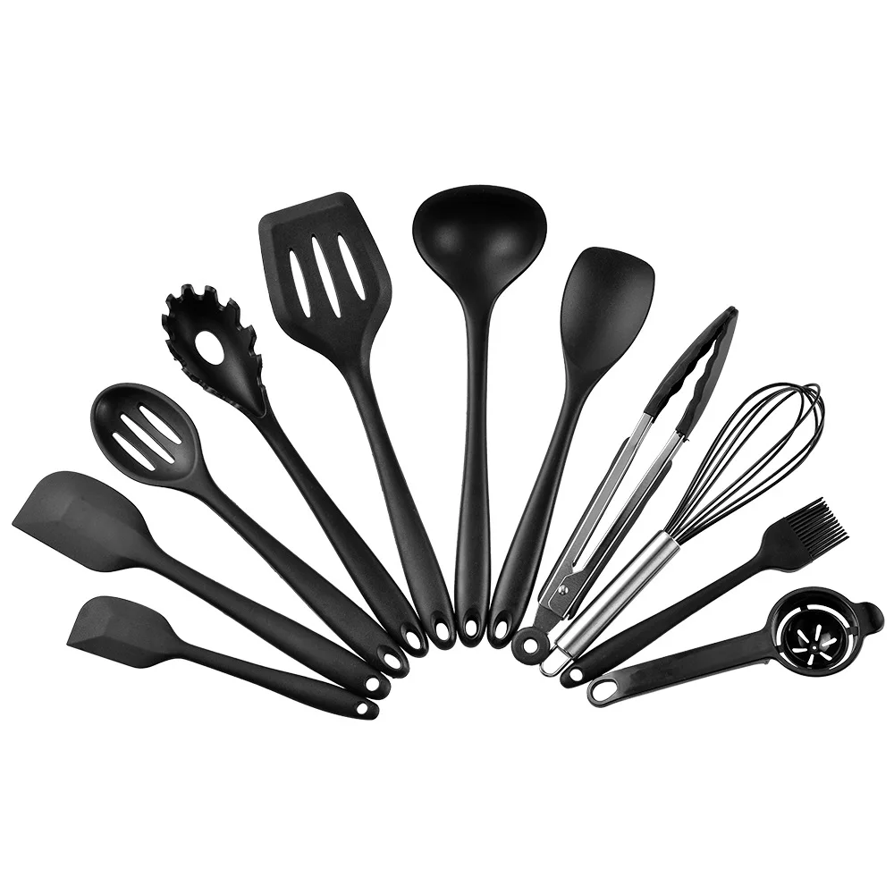 

wholesale hot amazon home kitchen tools silicone spatula utensil sets 12 pcs