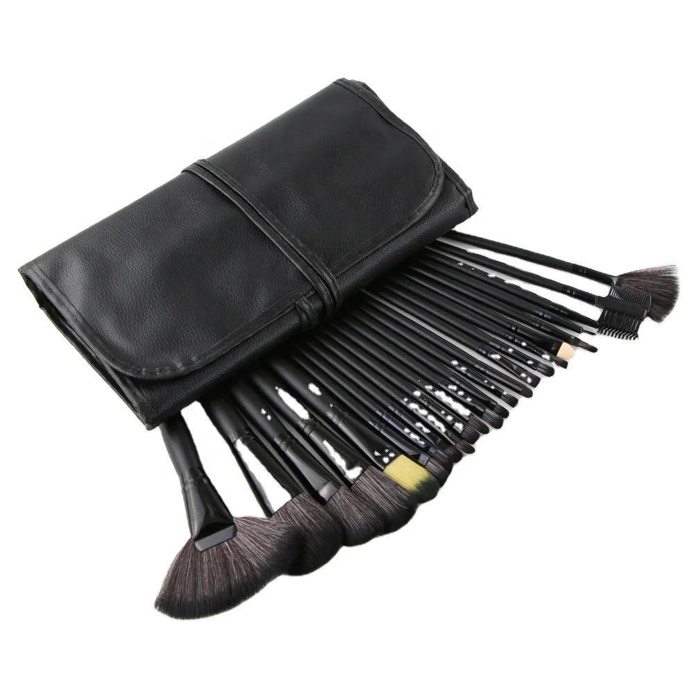 

32Pcs 6Colors Professional Pu Bag Pincel Makeup Brush Set Tool Kit Pincel Maquiagem, 6 colors