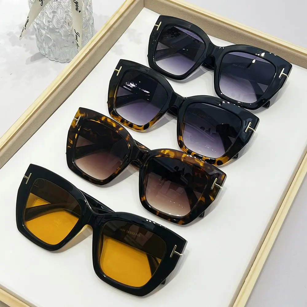 

LBAshades 50405 Popular Designer Brand letter T shades fashion large square frame sunglasses women and men