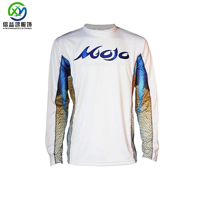 

Professional fishing clothing popular water-proof fishing shirts sublimation