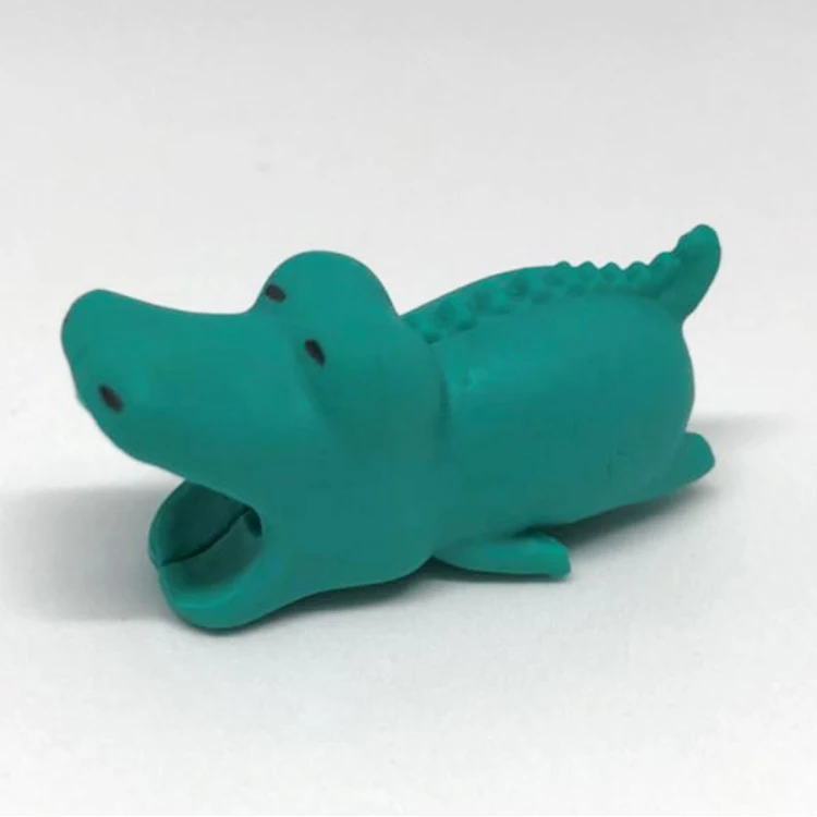 
silicone protective cartoon animal cover protector cable bite for usb cable 