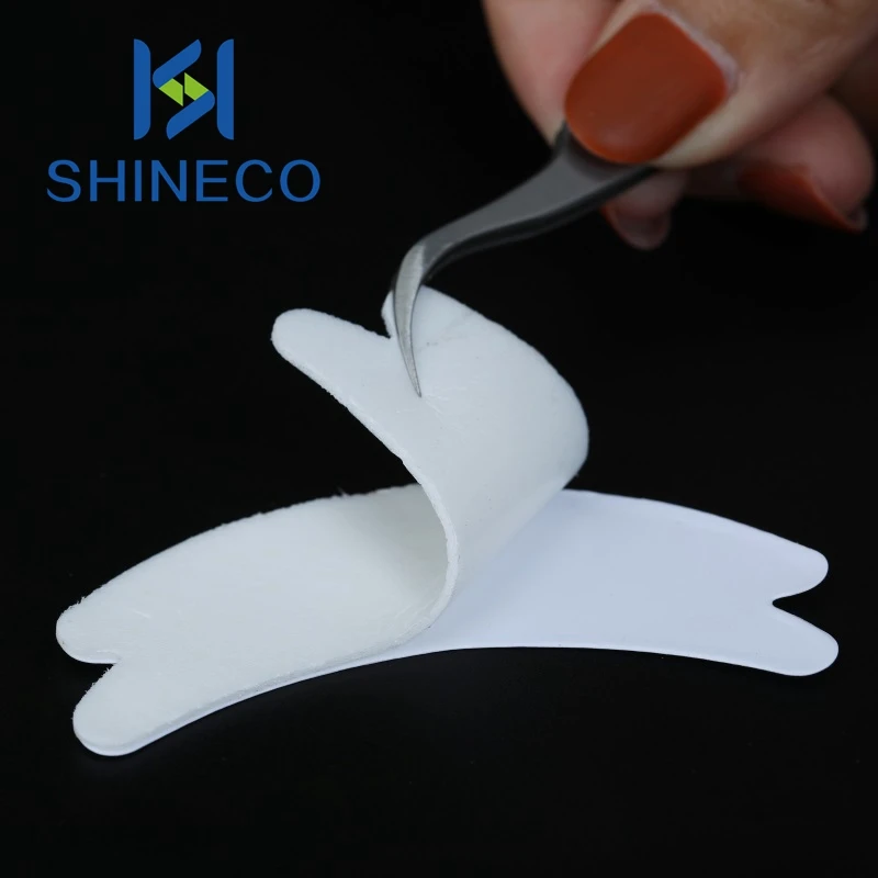 

SHINECO STY-15 Butterfly private label microfoam eye pad for Eeylash Extensions factory OEM eye pads covering under eyelashes