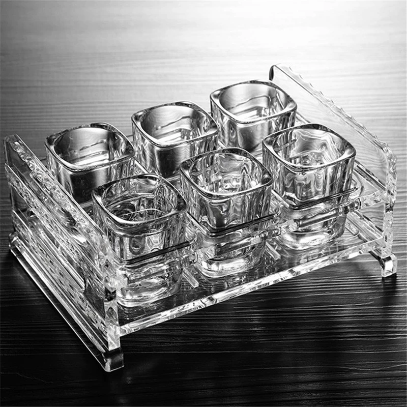 

Set of 6 30ml glass shot vodka shot glass for sale, Clear