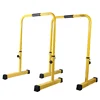 Adjustable Height Gymnastic Fitness Push up stand Sport Functional Heavy Duty Dip Stands Fitness Workout Dip Station Stabilizer