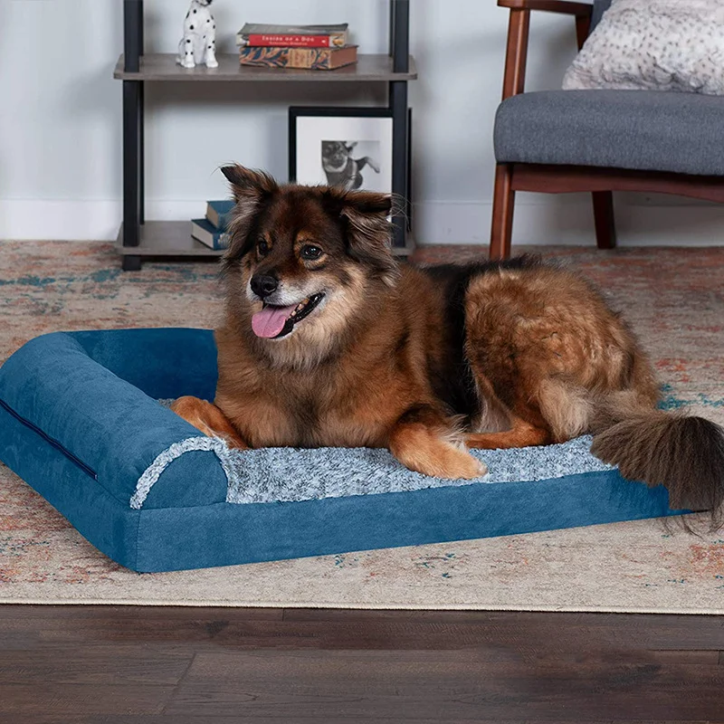 

2021 hot selling pet bed detachable dog bed washable cat bed padded cushion, As picture