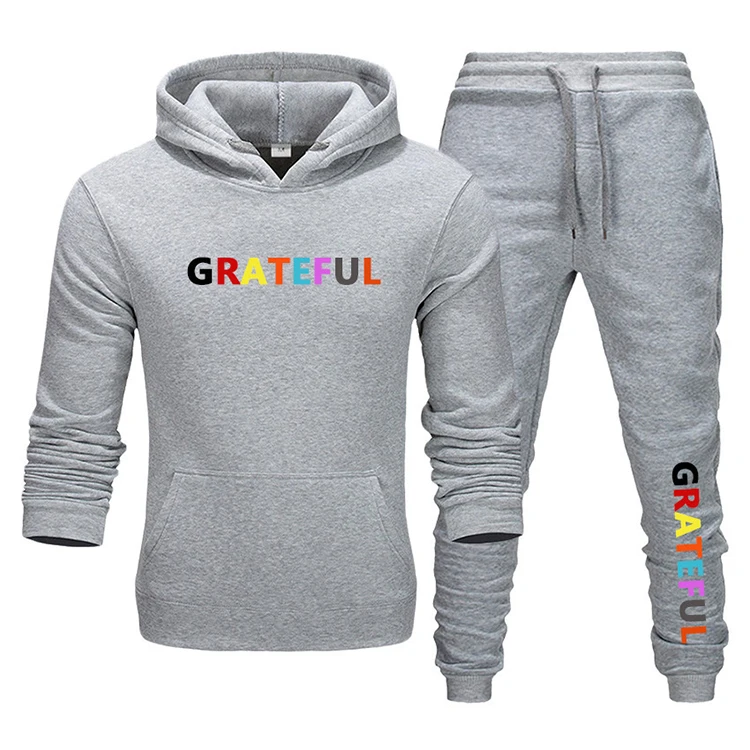 

cotton sweatshirt wholesale unisex two piece joggers superdry trousers casual custom sleeve hoodie outfits sportswear, Custom colors