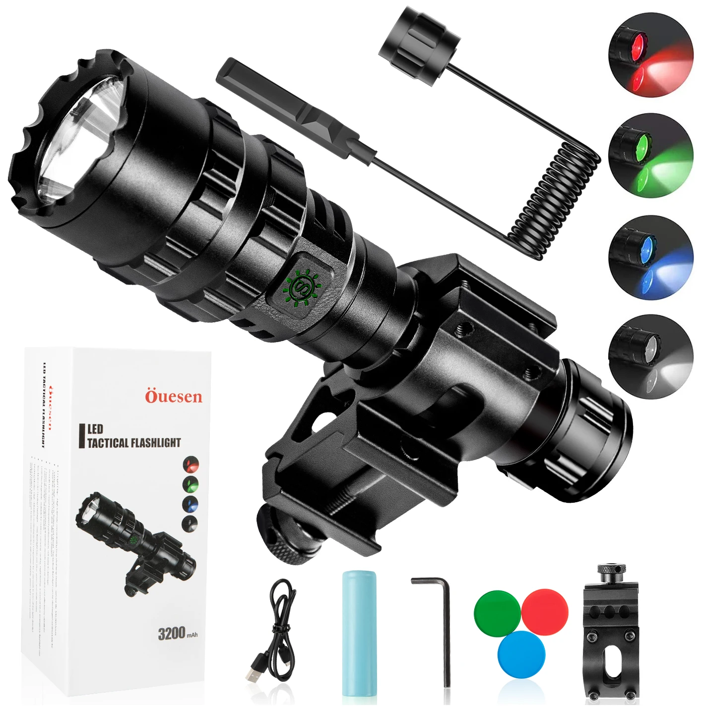 

Factory Price Ultra Bright Adjustable LED Torch Light 1600LM Lanterna Tactical Flashlights