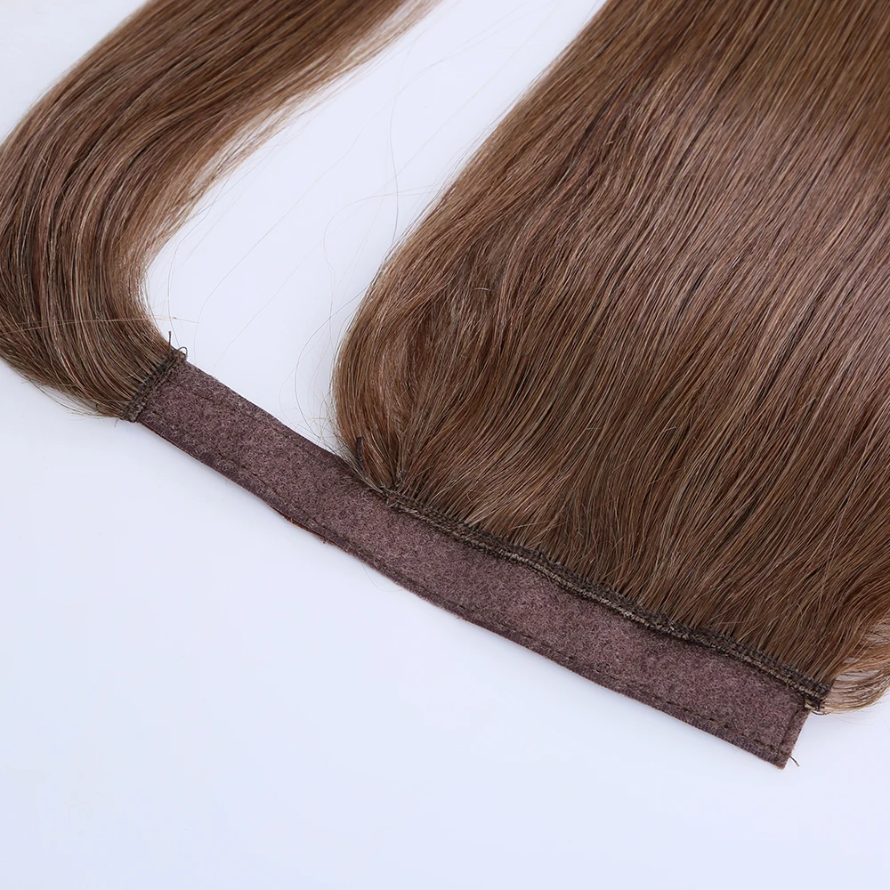 

TopElles Natural brown Ponytail 100% Human Hair Ponytail Wholesale Human Hair extension for Women
