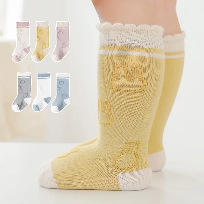 

YUELI wholesales custom crew cute three-dimensional duck baby socks