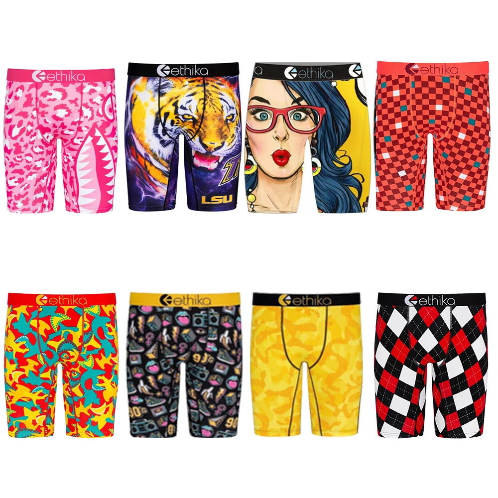 
New arrival Outfits men Ethika boxers Elastic men underwear sportswear fitness leggings boxers briefs 