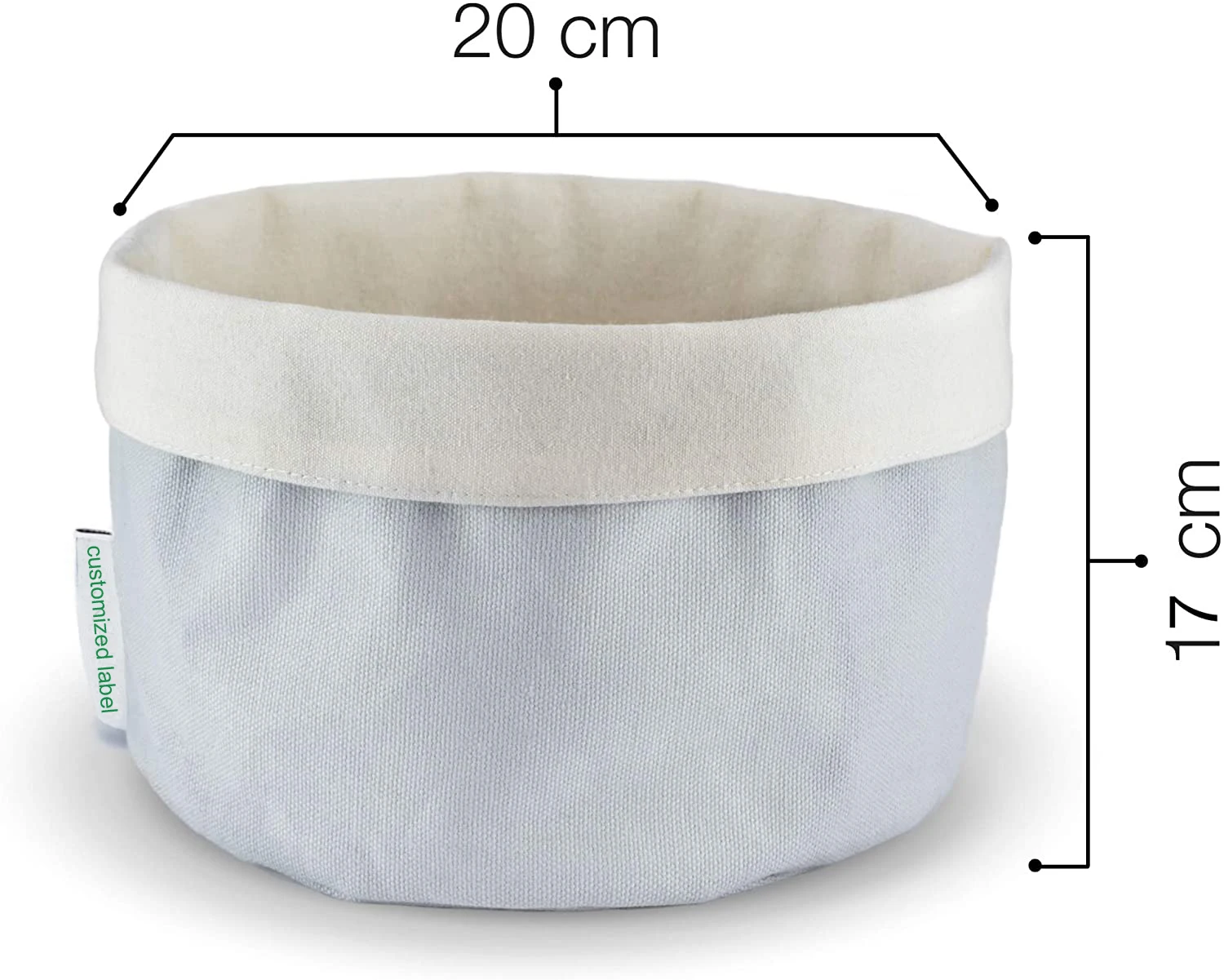 Oem Premium Bread Bag For Serving And Storing Toast,Pastries And Bread Cotton Round Diamet