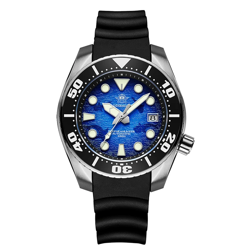 

Watches Branded With Top Quality Luxury Dropshipping Wristwatches Mens Diver Waterproof 20BAR Mechanical Automatic Watch 2021