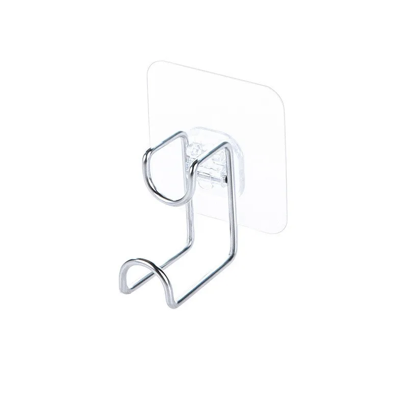 

Hot sale Multi-Functional Strong Adhesive Wall Hooks Storage Stainless Steel hook for Kitchen Bathroom