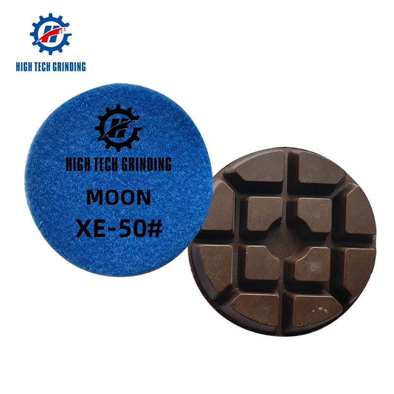 

HTG-XE 3 inch 50# 100# 200# 400# 800# 1500# Abrasive Dry Resin Polishing Pads For Concrete Floor Grinder