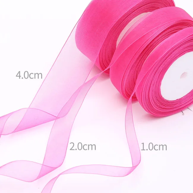 

hair scarf ribbon satin edge organza ribbon hair ribbon printing, Customized colors