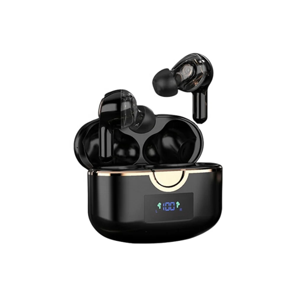 

2022 Amazon Top Seller T22 Gaming 4 Speaker Earbuds Wireless Earphone LED Display Touch Control Audifono Boat Tws Headphone Mic