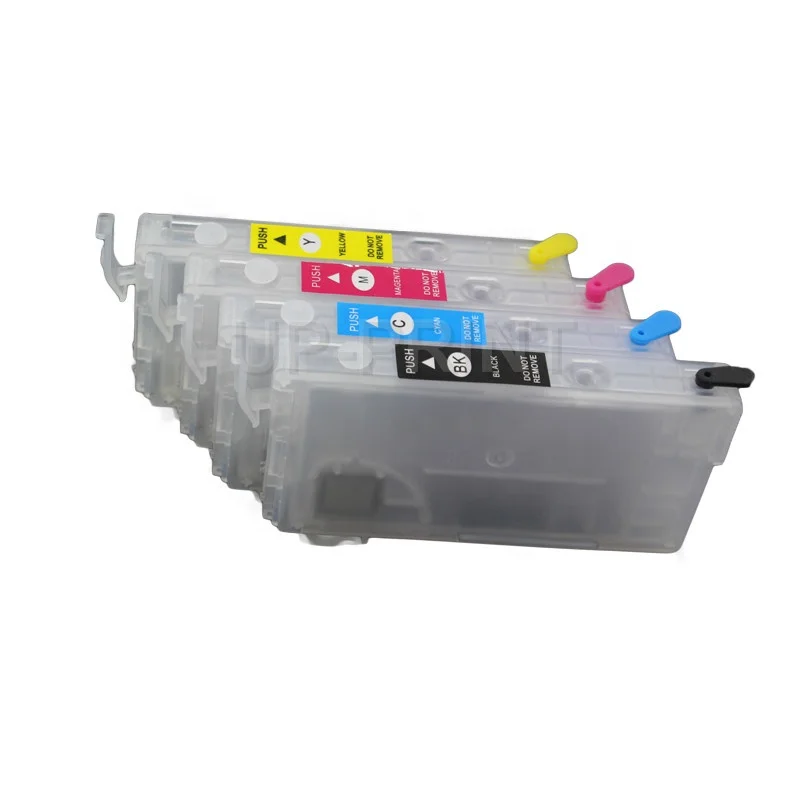 

T802 T802XL 802 Refillable Ink Cartridge without Chip for Epson Workforce WF 4720 4730 WF4734 WF4740 EC 4020 4030 4040 printer