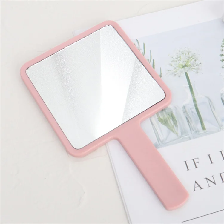 

Portable Mini Makeup Single Square Wholesale Custom Hand Held Mirror Cosmetic Low Moq