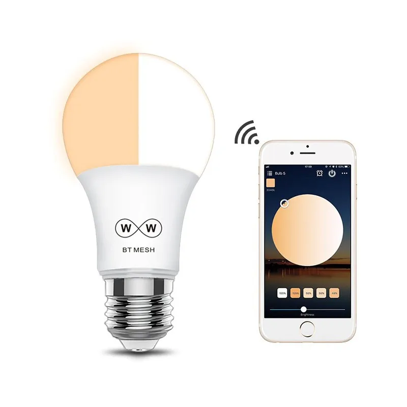 Smart LED Light Bulb Bluetooth 16 Million RGB Color Changing Work With Alexa and Google lights and lighting