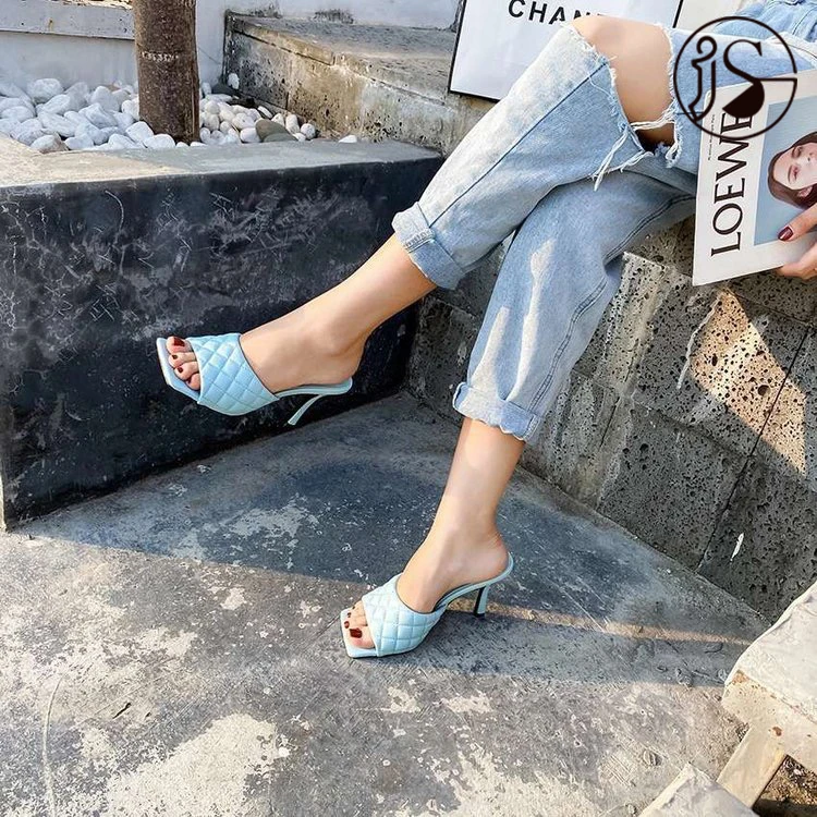

Square head and high heel Fashion slippers Women slippers Slipper, Picture