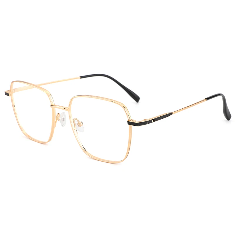 

Professional Design Unisex Personality Titanium Optical Frame Myopia Glasses, As shown