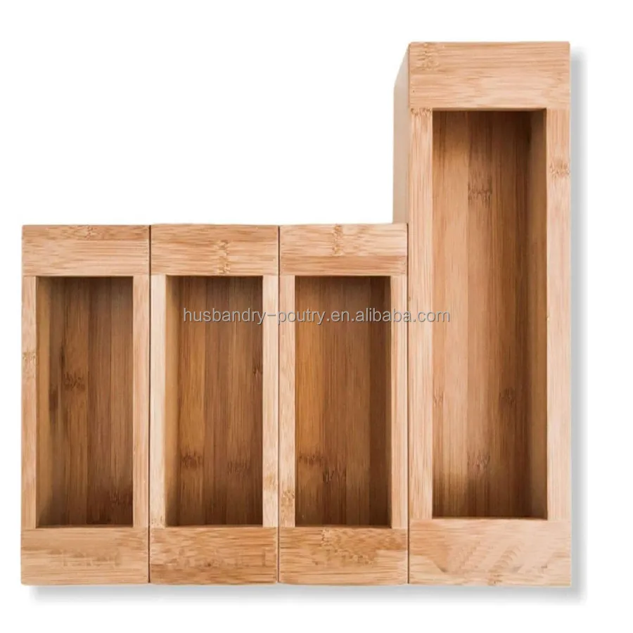 

Food storage bag bamboo kitchen drawer storage box sandwiches and snacks