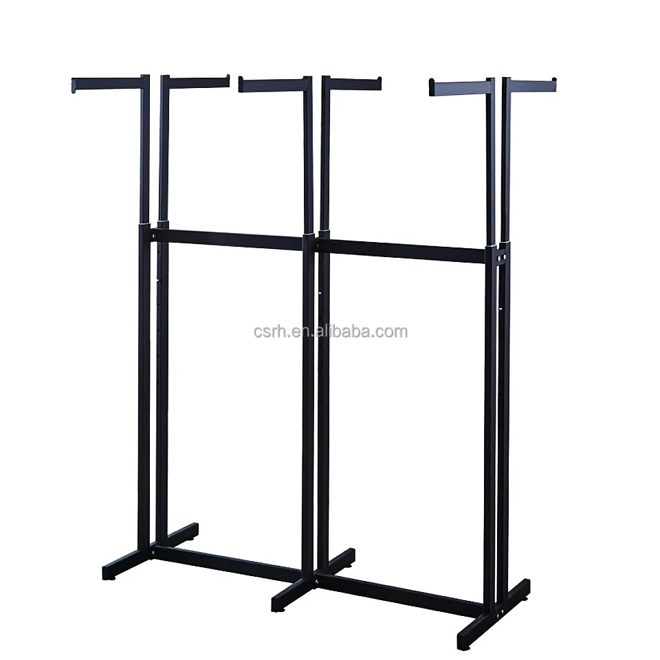 RH-GR-SP1-6  1160*500*1580mm  Six Arms Cloth Hanging Stand Adjusted Garment Display Rack