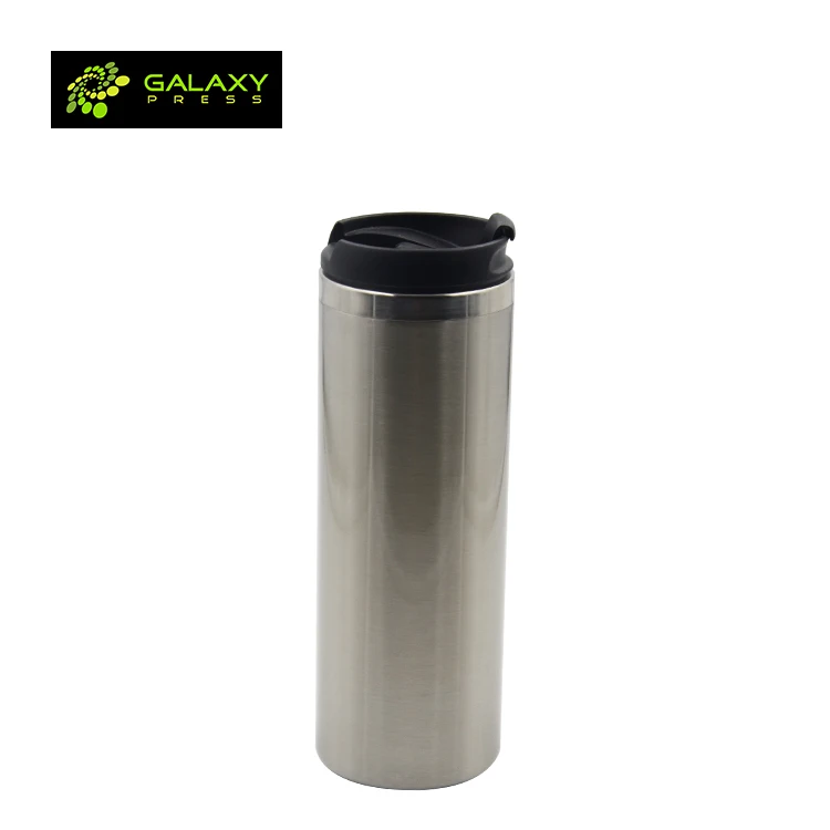 

Personalized Bottle Sublimation blanks 20OZ tube stainless steel cup, Silver, white