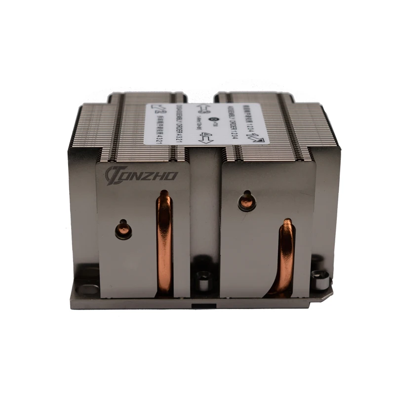 

3647 Square Heat pipe heat sink 2u server CPU cooler copper cpu heatsink