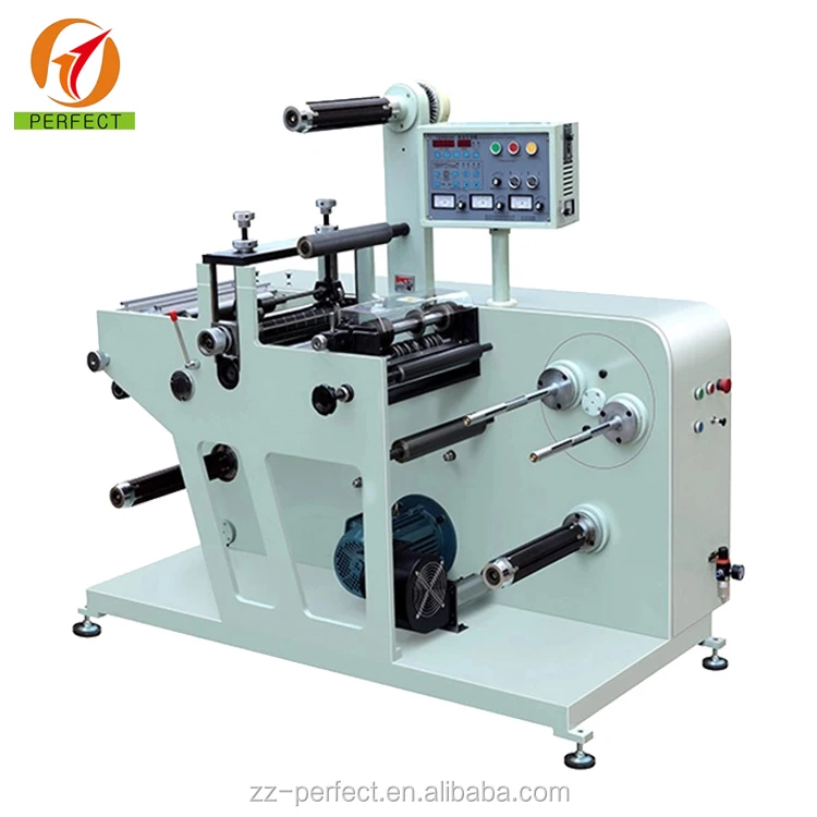 Small Adhesive Blank Label Stickers Rotary Die Cutting Slitting Machine ...