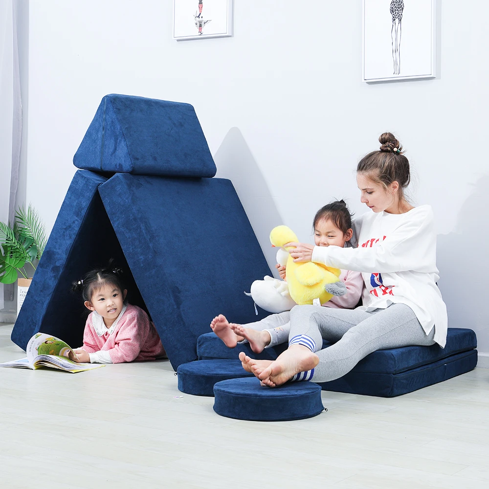 

2021 Hot Selling Increase Kids Creativity Soft Furniture Multi-functional Little Play Couch