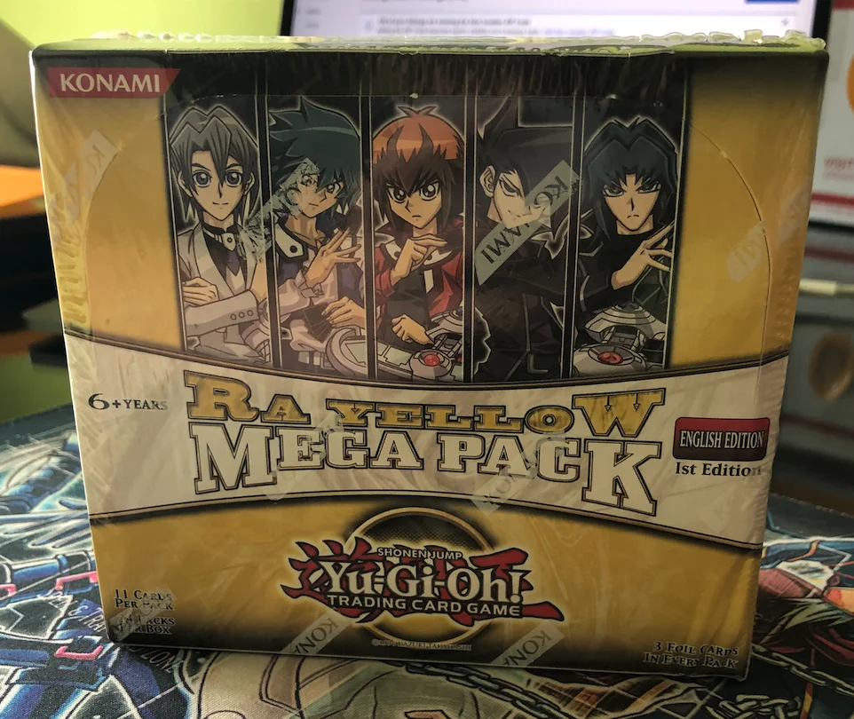 

Free Shipping YuGiOh RA Yellow Mega PACK Booster Box 1st Edition English New Sealed Yu-Gi-Oh!, Colorful