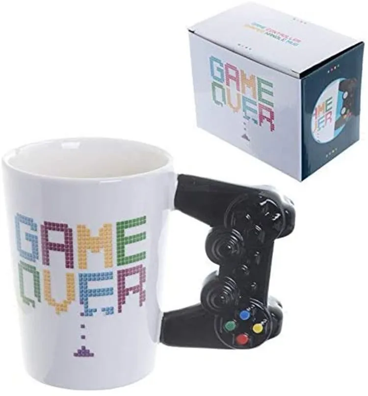 

Game Controller Handle Mug Games Game Over Gaming Mug Console Remote