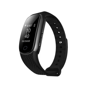 

QZT voice recorder wrist watch black hidden sound recorder