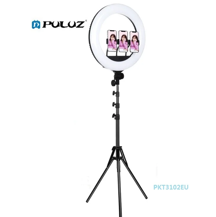 

Hot Selling Photography Makeup Ringlights Portable 18 Inch LED Phone Ring Light Selfie Ringlight with Stand