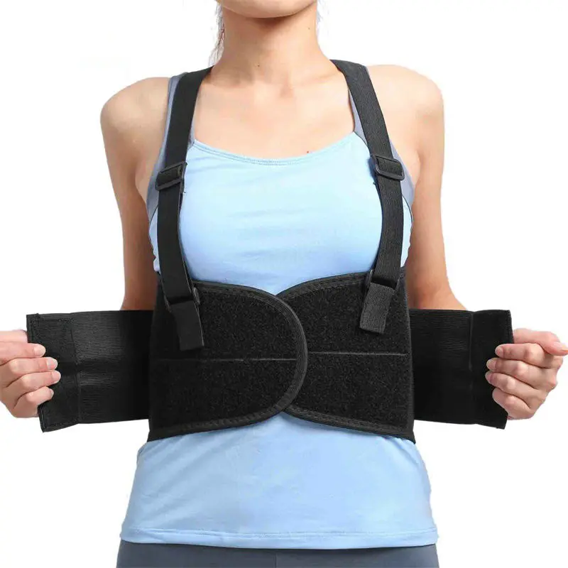 

Hot Sale Full Pain Releif Medical Breathable Plate Waist Lower Back Support Brace Belt