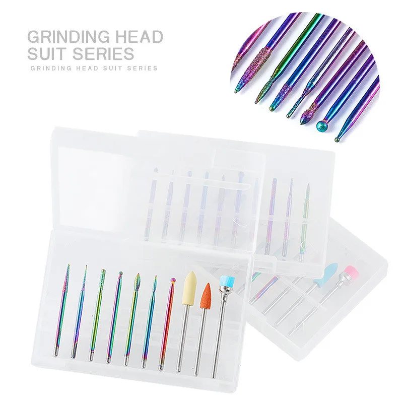 

Nail Polishing Head Sets Nail Tools Nail Drill Pen Polisher Wholesale, Picture shows