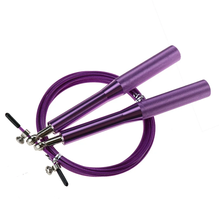 

New Product Ideas 2021Personalized Aluminum Alloy Steel Wire Exercise Fitness Training PVC Heavy Weight Jumping Ropes