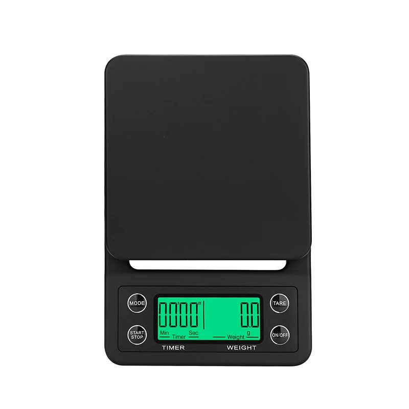 

3kg/5kg 0.1g high precision food weighing digital lcd backlight electronic kitchen coffee scale with timer